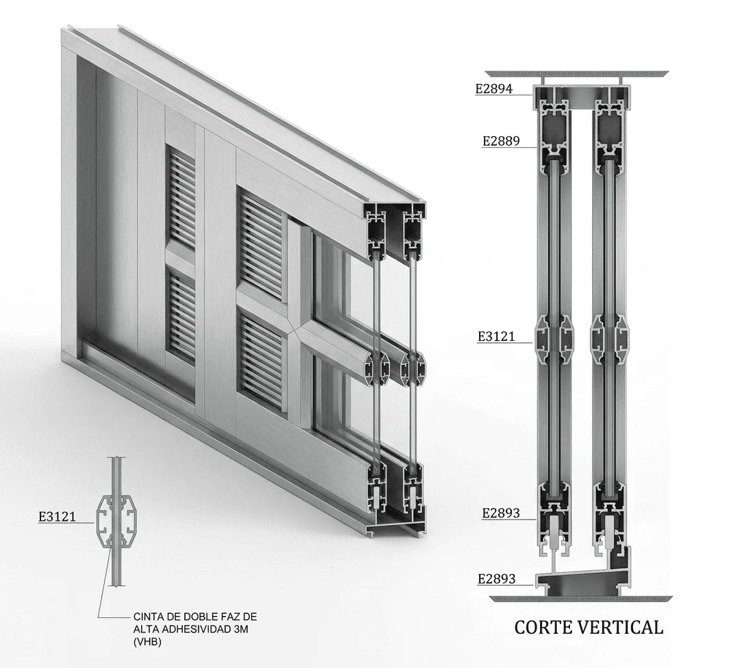 Ventana Corredera - Serie E 5020